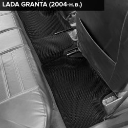 3D коврики EVA с бортами Lada Granta FL седан, лифтбек, универсал (2018-н.в.)
