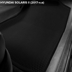 3D коврики EVA с бортами Hyundai Solaris II (2017-н.в.)