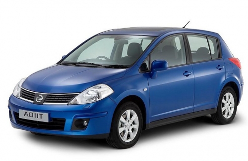 2D коврики EVA в салон и багажник на Nissan Tiida I C11 хэтчбек (2004-2013)