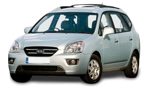 2D коврики EVA в салон и багажник  на Kia Carens III UN, 7 мест (2006-2013)