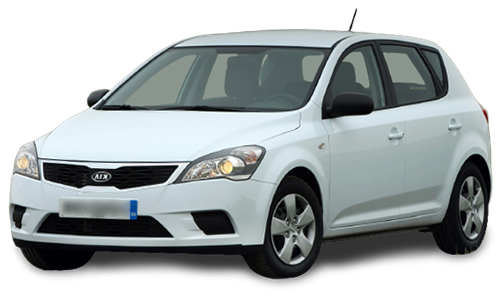 2D коврики EVA в салон и багажник на Kia Ceed I рестайлинг (ED FL) хэтчбек (2010-2012)