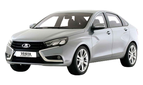 3D коврики EVA с бортами в салон на Lada Vesta седан, универсал (2015-2022)