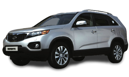 3D коврики EVA с бортами в салон на Kia Sorento II рестайлинг (2012-2021)