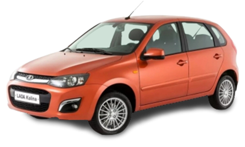 3D коврики EVA с бортами в салон  на Lada Kalina II (2013-2018)