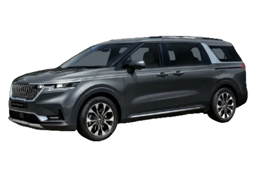 3D коврики EVA с бортами в салон на Kia Carnival IV передний ряд (2020-н.в.)