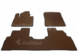 2D коврики EVA в салон и багажник на Kia Sorento Prime III, 7 мест (2014-2020)