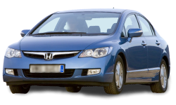 2D коврики EVA в салон и багажник на Honda Civic VIII седан (2005-2012)