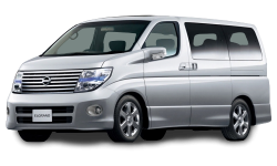 2D коврики EVA в салон и багажник на Nissan Elgrand II C51 правый руль (2002-2010)