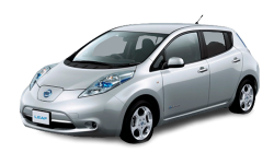 2D коврики EVA в салон и багажник на Nissan Leaf I, правый руль (2010-2017)