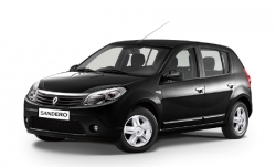 3D коврики EVA с бортами в салон на Renault Sandero I (2009-2014)