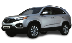 3D коврики EVA с бортами в салон на Kia Sorento II рестайлинг (2012-2021)