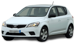 3D коврики EVA с бортами в салон на Kia Ceed I рестайлинг (ED FL) (2010-2012)