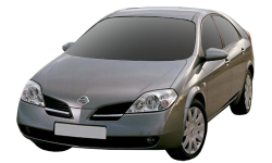 2D коврики EVA в салон и багажник на Nissan Primera III P12 лифтбек, правый руль (2001-2008)